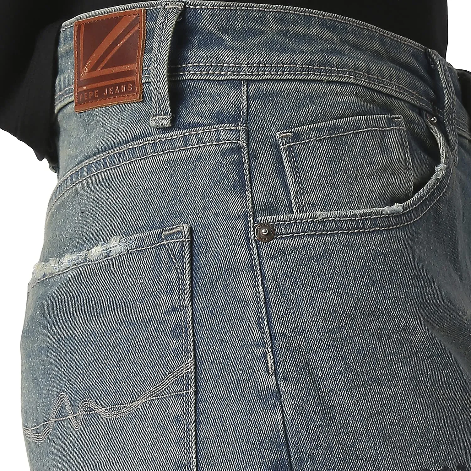 Pepe Jeans Ladies Straight Jeans(Med Tint_28)