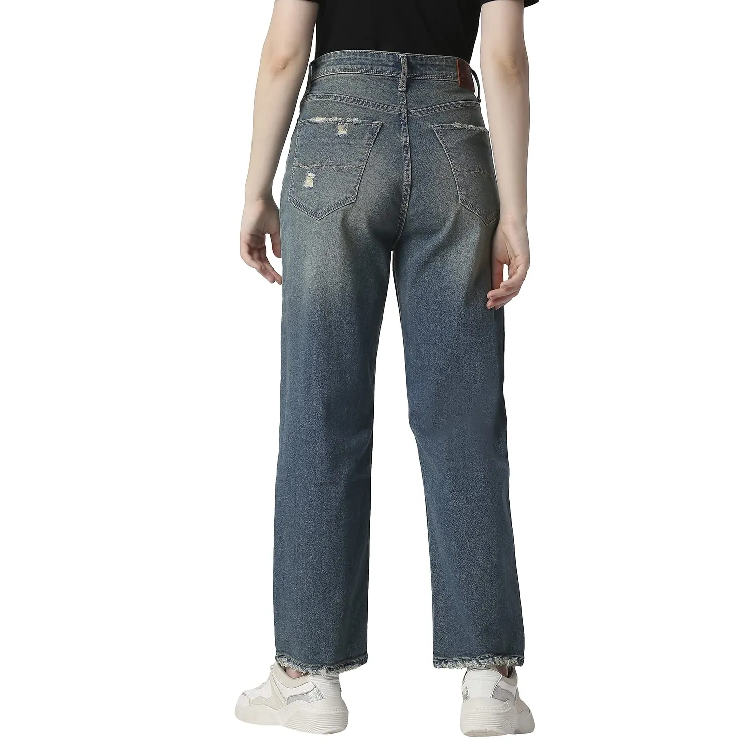 Pepe Jeans Ladies Straight Jeans(Med Tint_28)