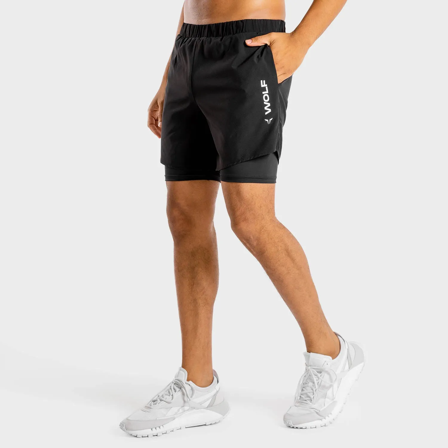 Primal 2-in-1 Shorts - Onyx