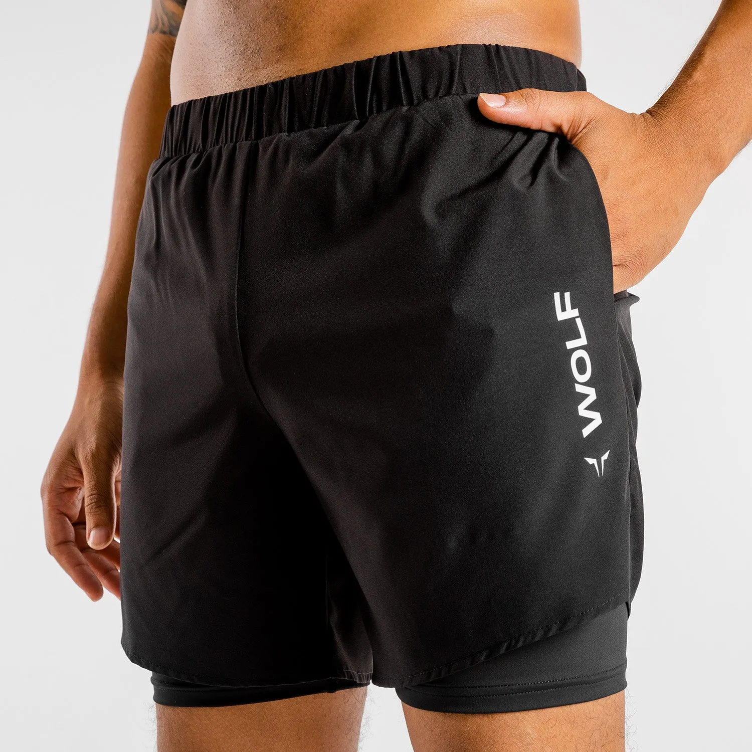 Primal 2-in-1 Shorts - Onyx