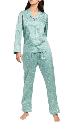 Project REM 100% Cotton Pyjama with Long Sleeve Top & Long Pant in Paisley Star