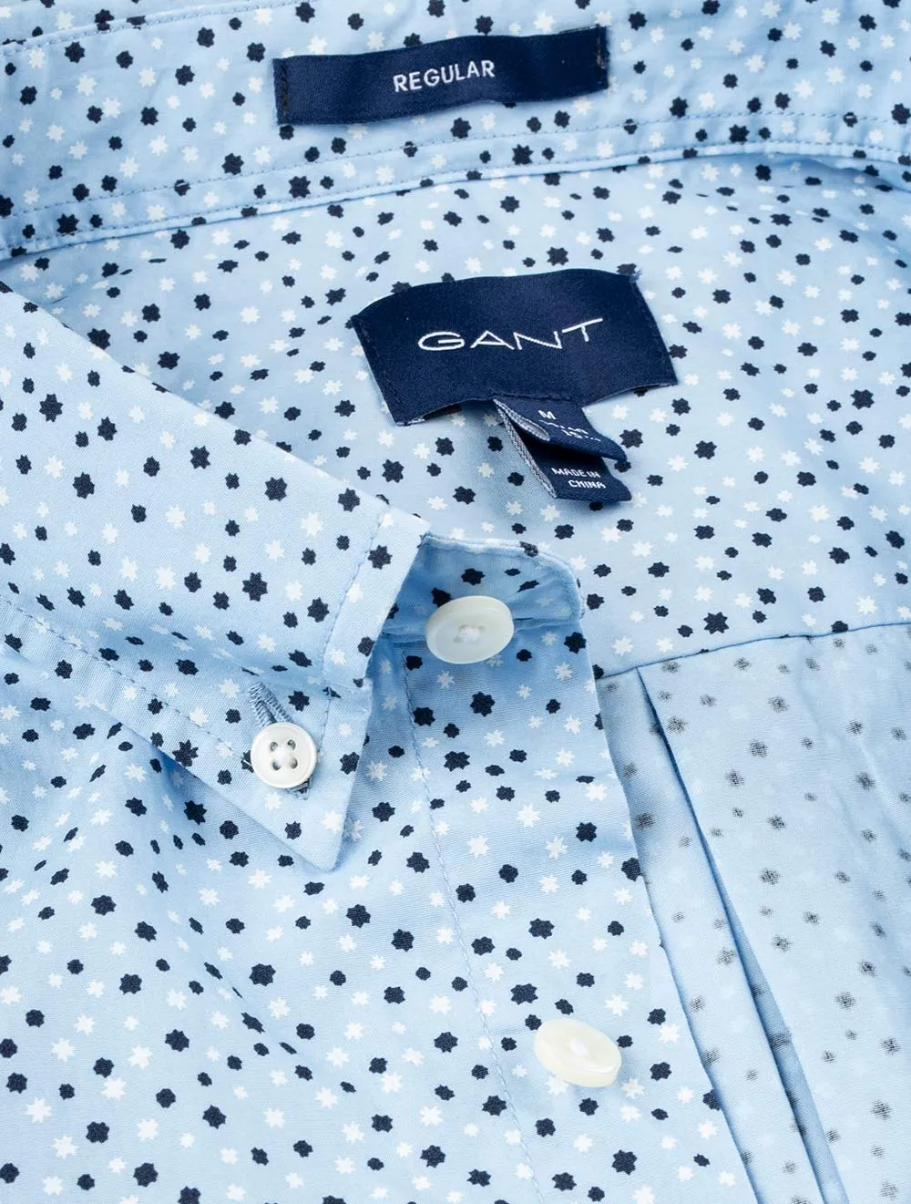 Reg Star Burst Shirt Powder Blue