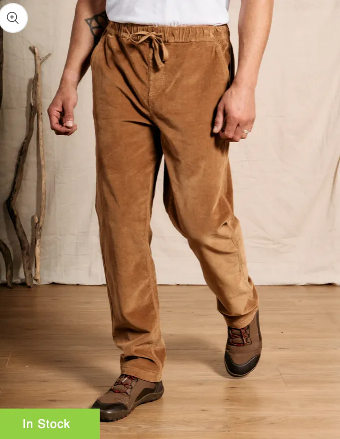 SALTROCK Meddon - Mens Cord Trousers - Brown