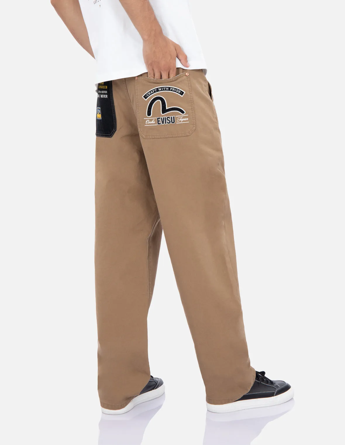 Seagull Appliqué Chino Pants