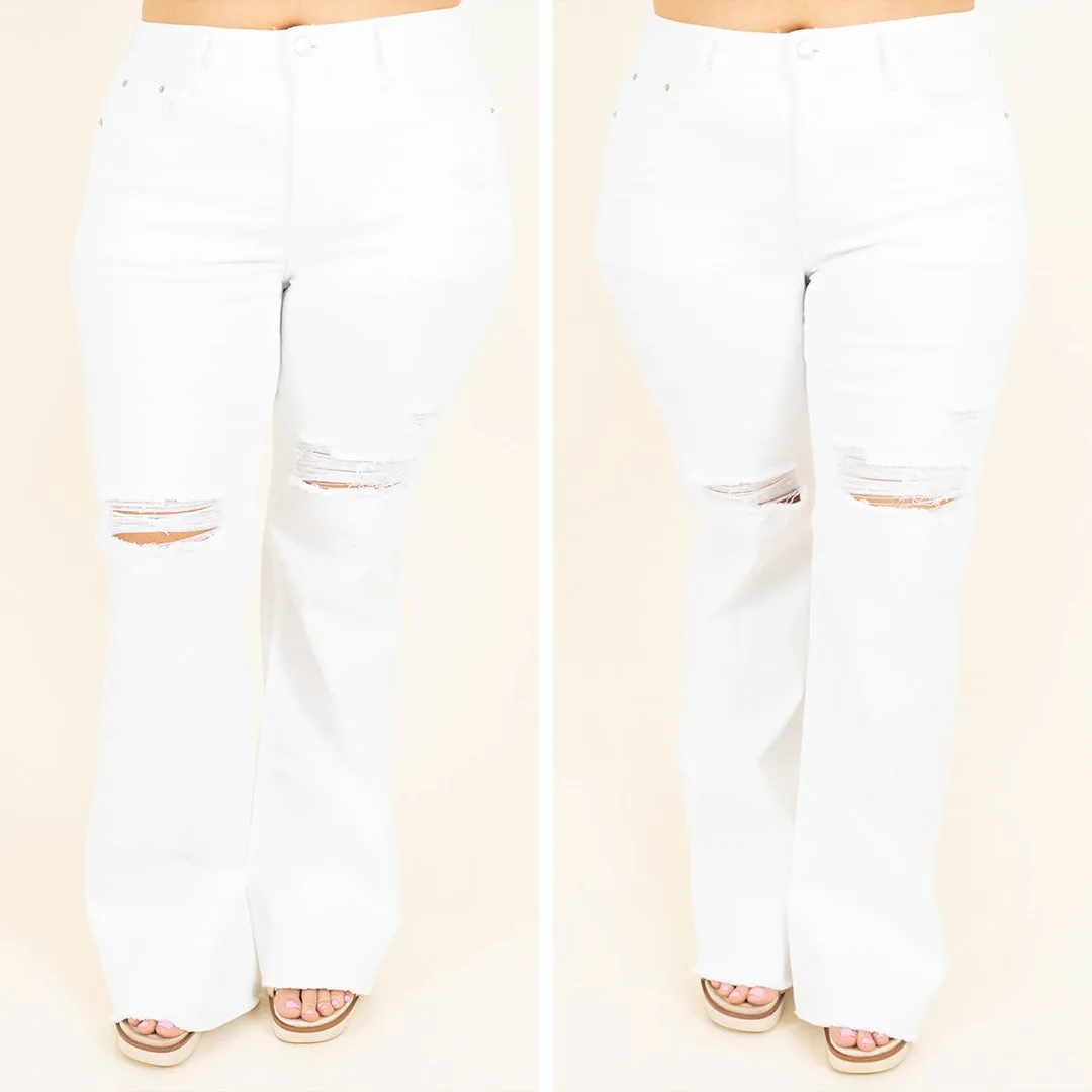 Snazzy Summer Jeans, White