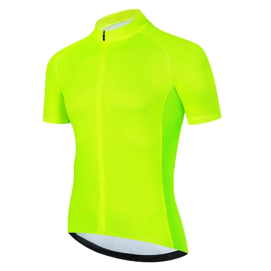 Summer yellow Cycling Jersey Shirt Racing Sport Bicycle Shirt Ropa Ciclismo Pro Team MTB Bike Jersey Cycling