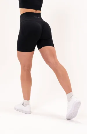 Tempo Seamless Scrunch Shorts - Black