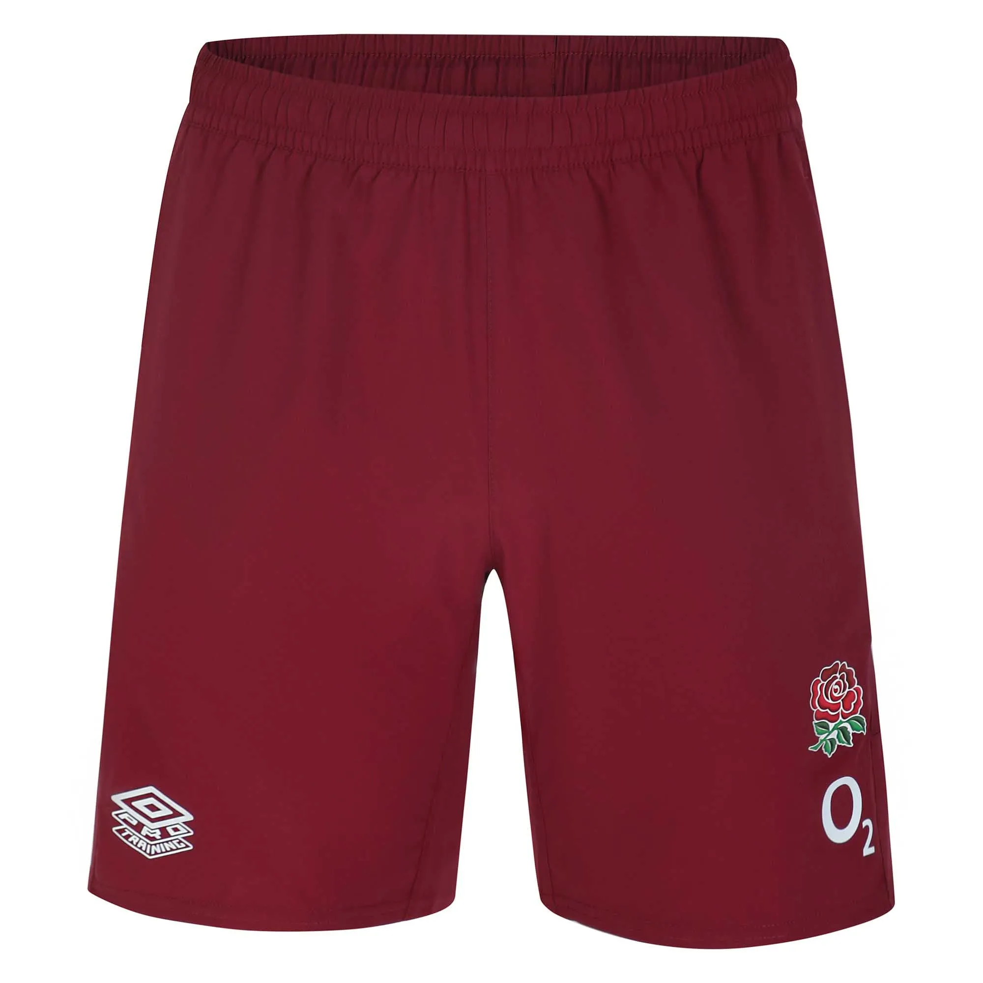 Umbro Men's England Rugby Gym Shorts 23/24 - Red