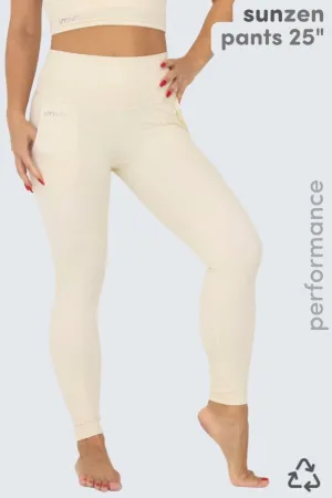 W Sun Zen Pants 25”   Pockets - Ivory