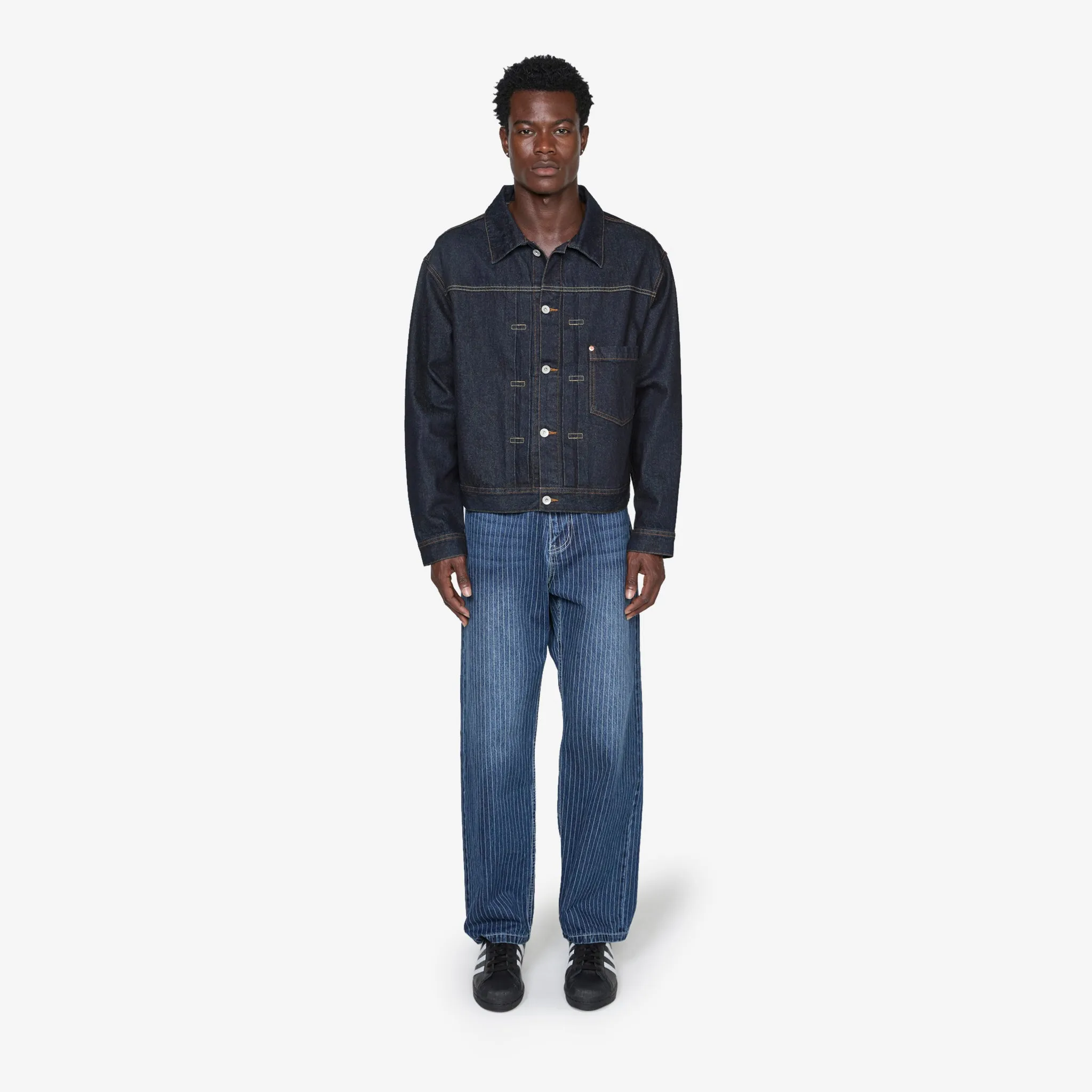 Wabashi Selvedge Denim Pants 13oz Indigo Washed