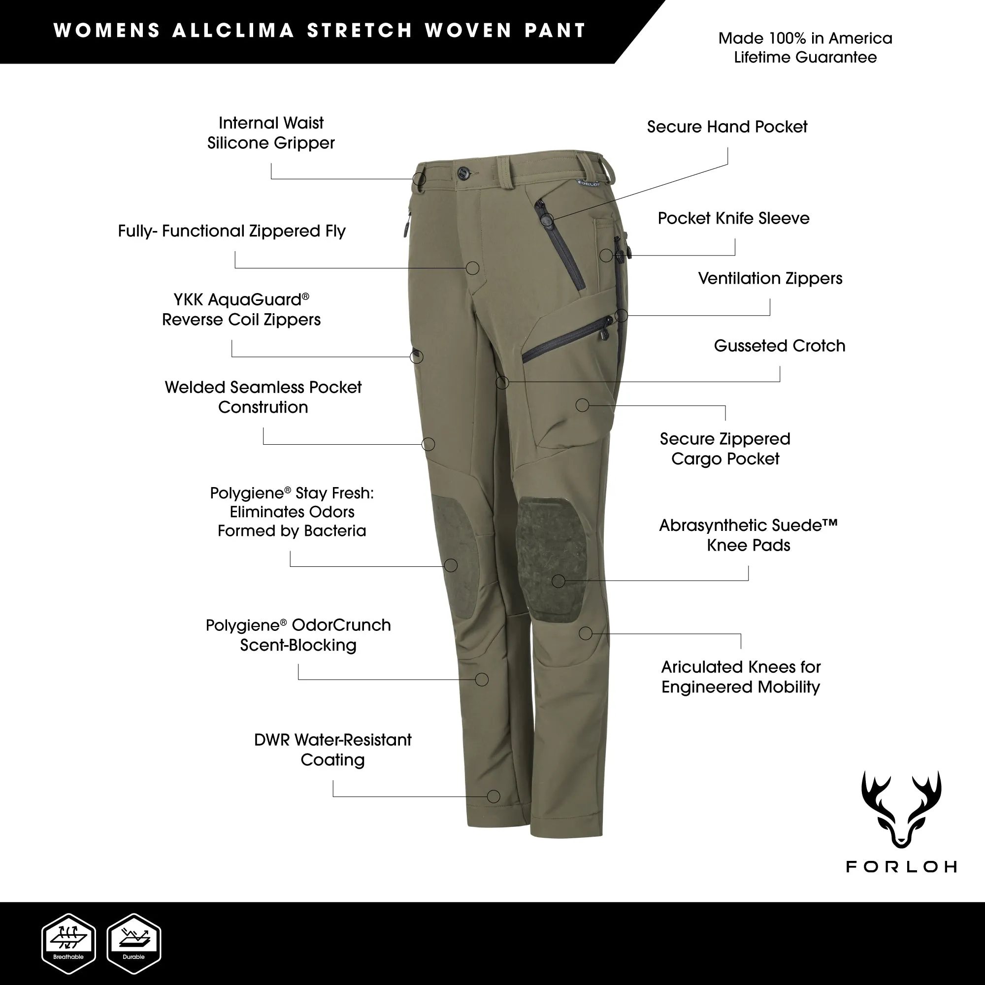 Women's AllClima Stretch Woven Pant