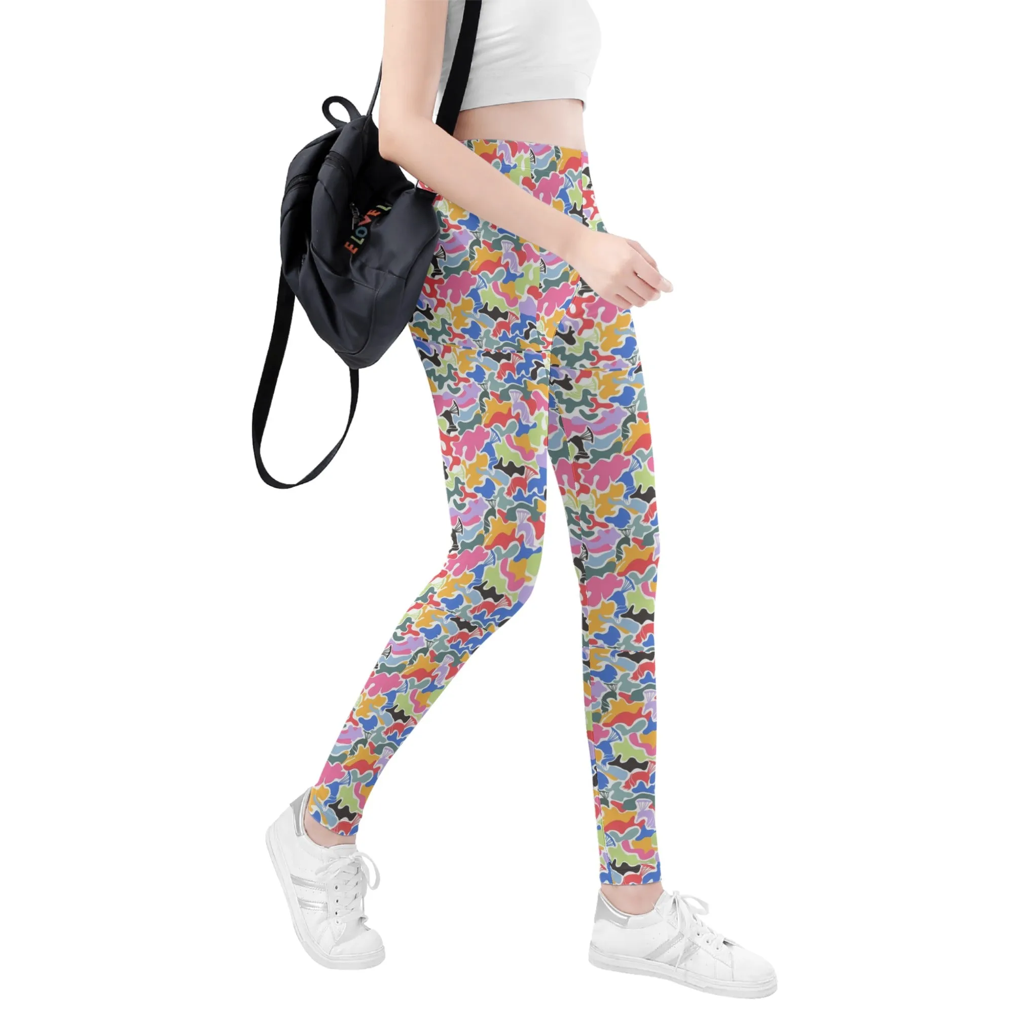 Women's Multi Color Camo Leggings